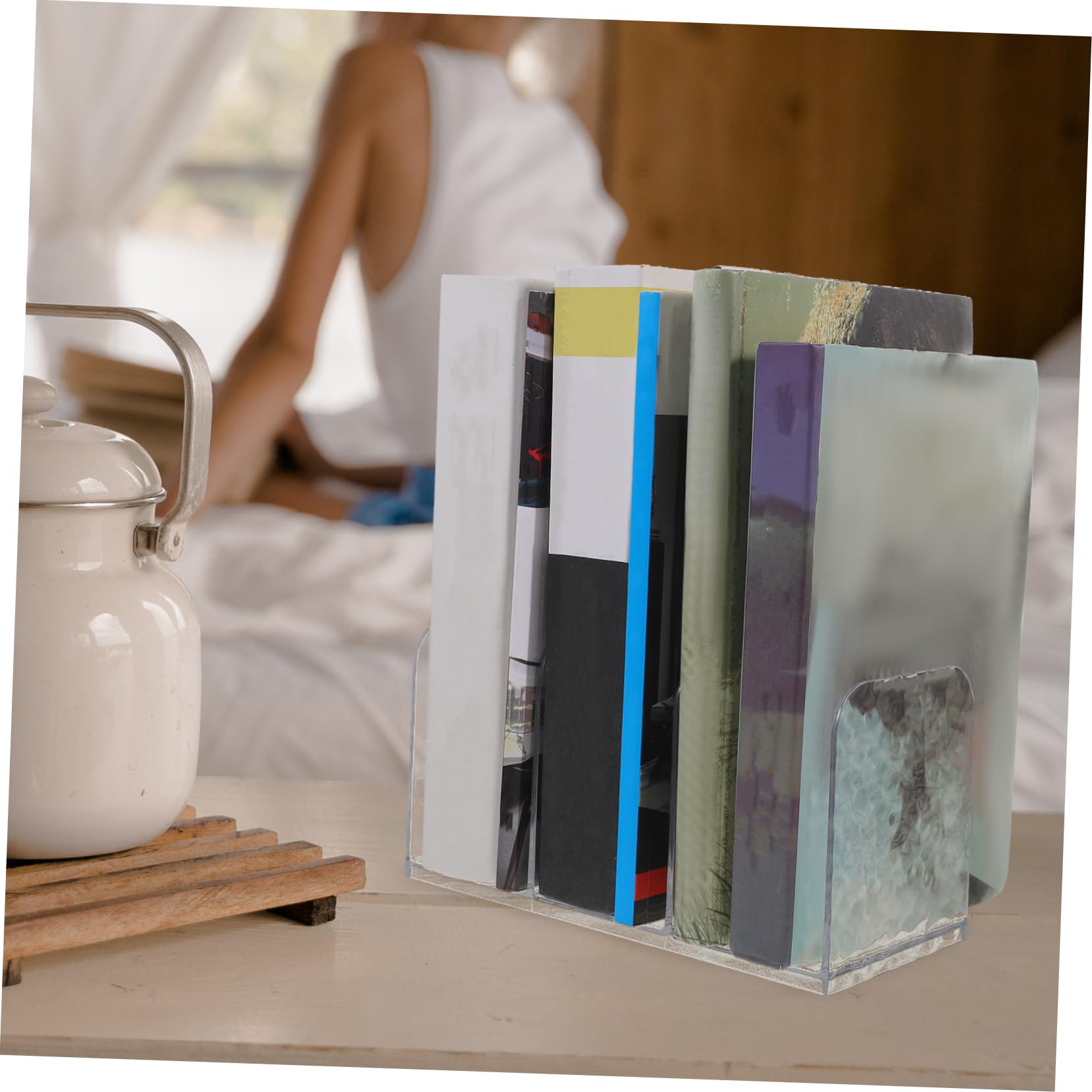 2stücke Dekorativer Buchhalter Multifunktionaler Buchorganizer Aus Eleganter Buchstützenständer Für Schreibtisch Für Bücher Dokumente Und Magazine Platzsparend Und Stilvoll