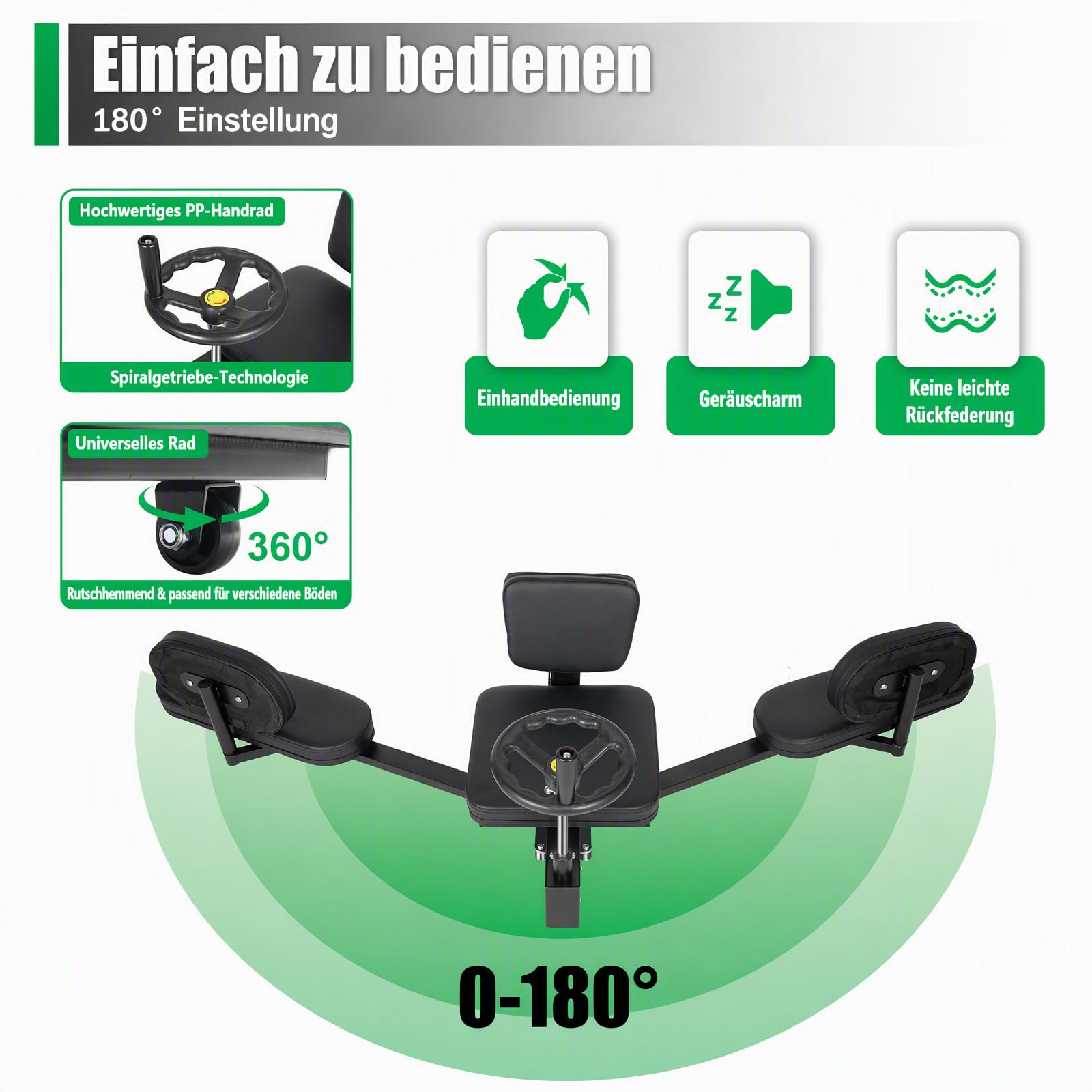Beinspreizer Professional Spagattrainer Beindehnungstrainer Flexibilität Dehnen 180-Grad-Streckung Leg Stretcher Stretching Machine