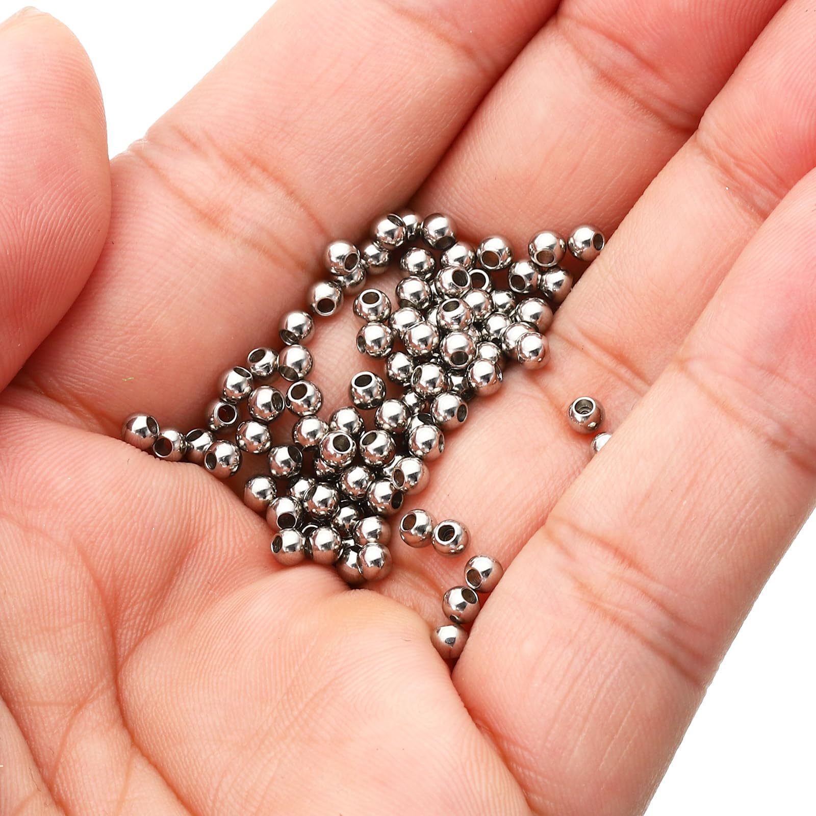 PATIKIL Smooth Round Spacer Beads - Image 3