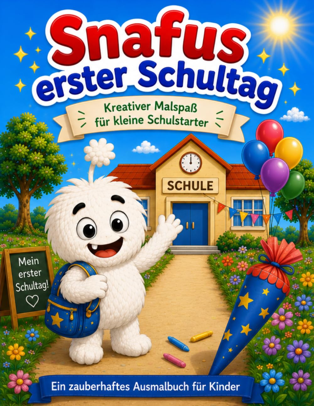 Snafus erster Schultag: Kreativer Malspaß für kleine Schulstarter