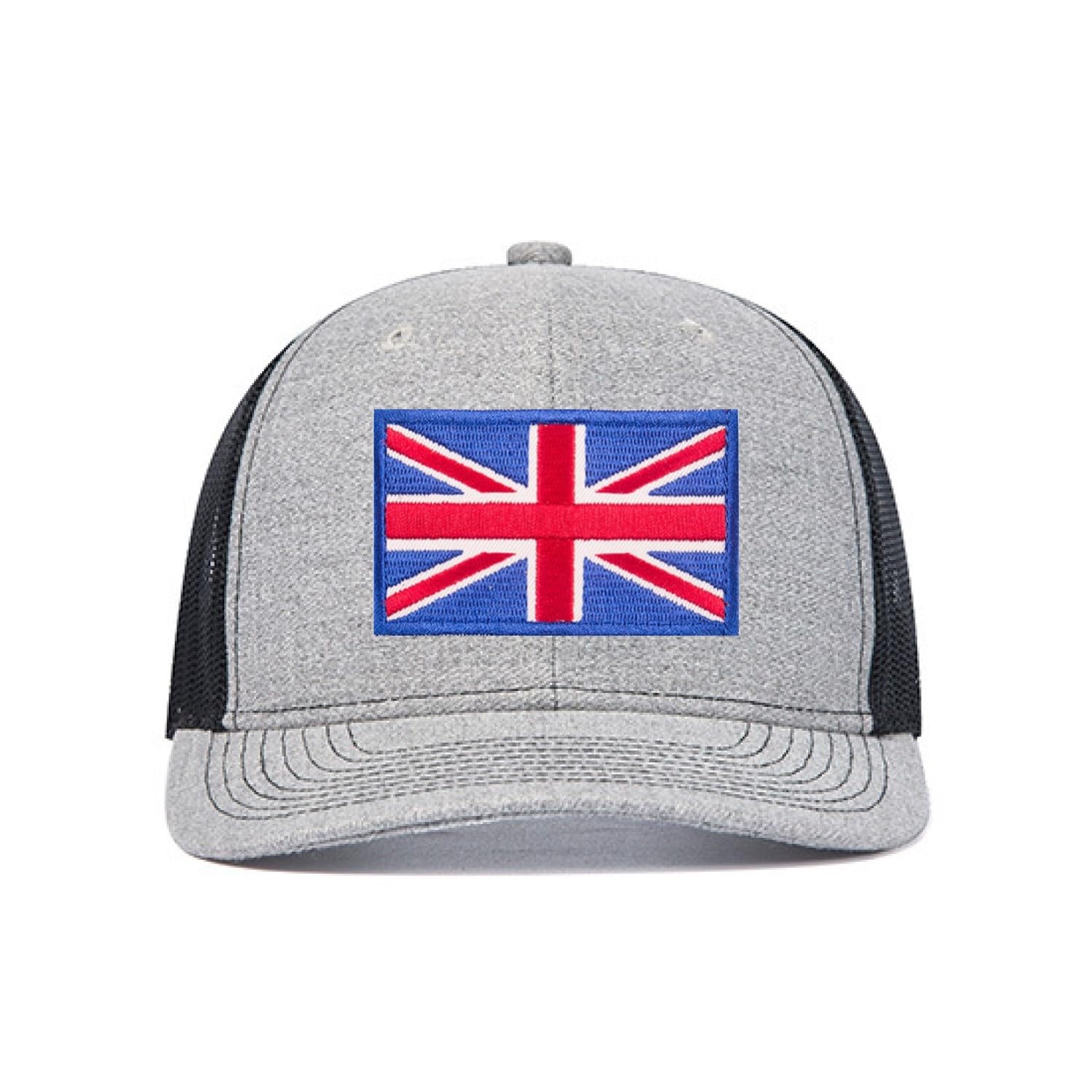 HaloHorus Union Jack Trucker Hat - Adjustable Snapback UK Flag Baseball Cap — image 1