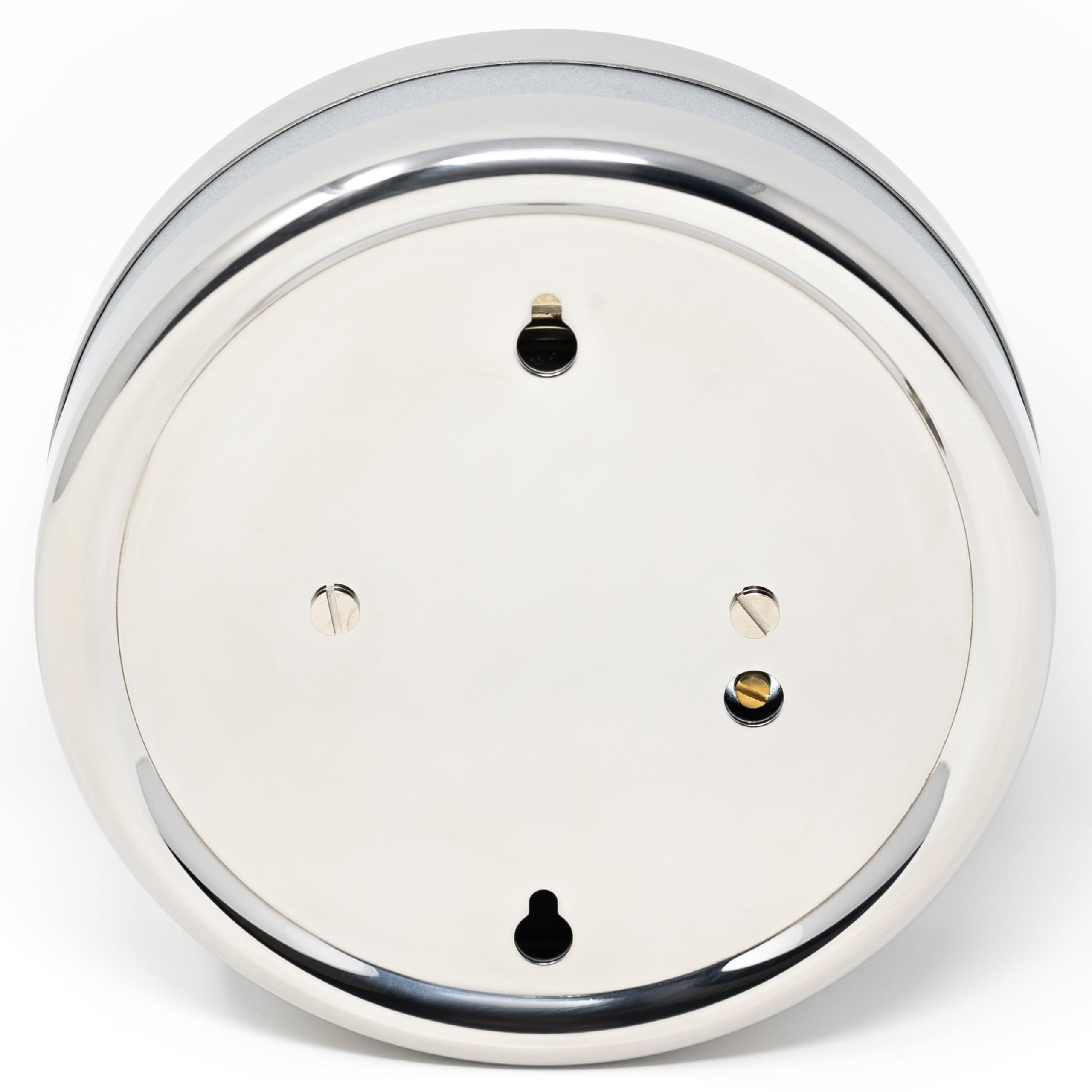 BARIGO 823RFPO ORION barometr okrętowy – 100 x 35 mm – z obudową ze stali nierdzewnej polakierowaną na czarno – Made in Germany