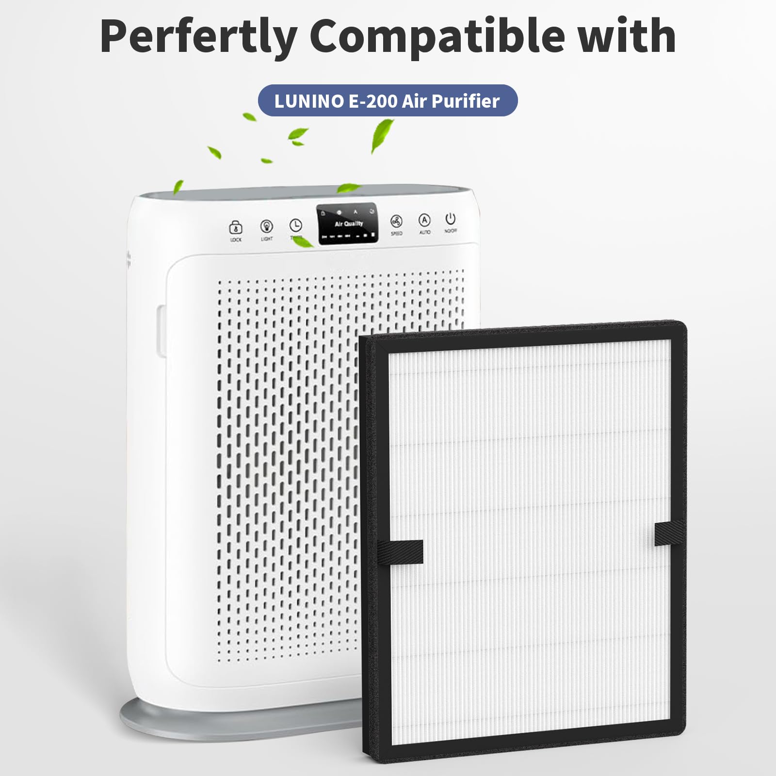 Amazon.co.jp : Breabetter E-200 True HEPA 交換用フィルター Lunino