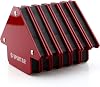 Spurtar Welding Magnets 6pcs, 75lbs 50lbs 25lbs Welding Magnets and Clamps, Heavy Duty Magnetic Holder Tools and Accessories 45, 90, 135 Angle