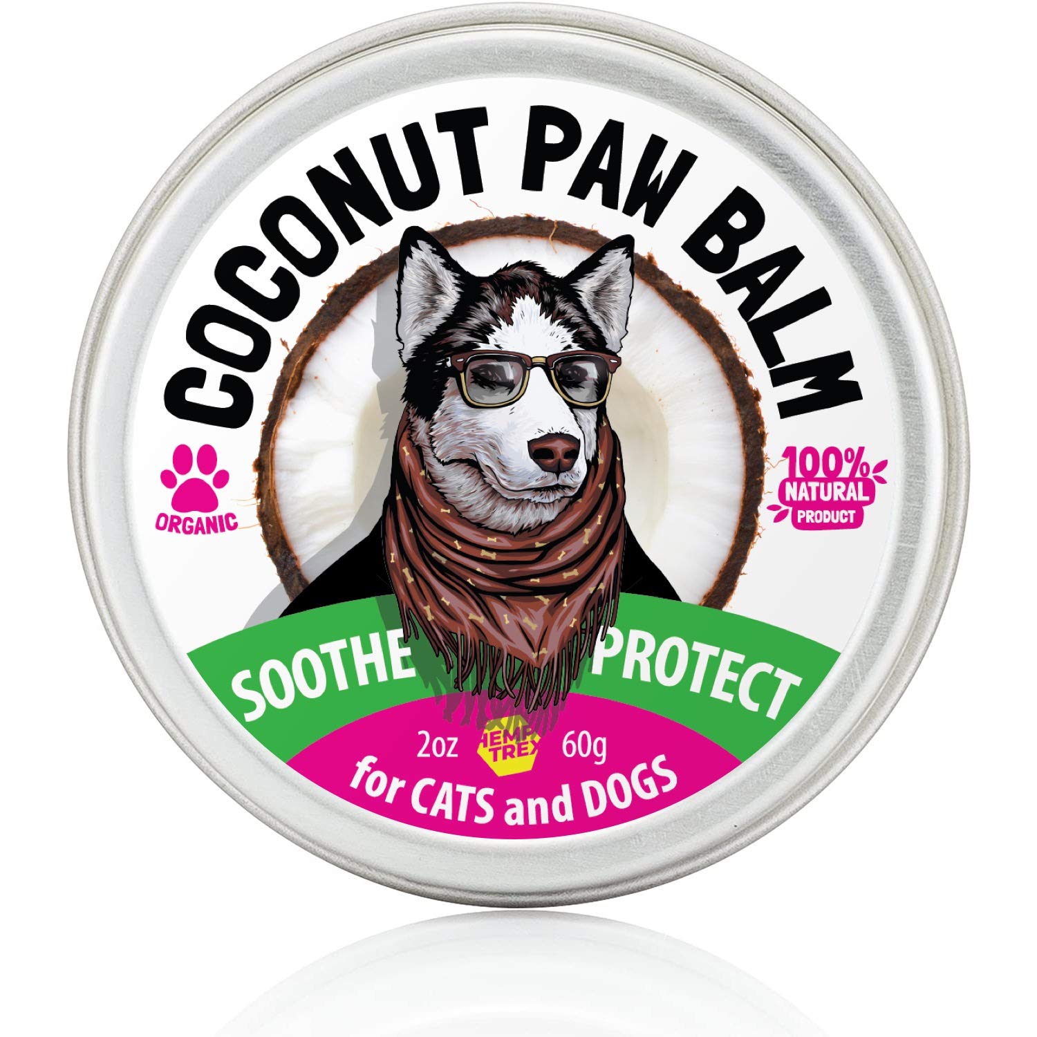 Dog Paw Balm Soother & Moisturizer 2 oz with Natural Shea Butter Coconut Oil Beeswax Heals and Repairs Cracked Dog Paws Snout & Elbows Snow & Dry Weather Protection Ointment Safe Invisible Barrier Dog Paw Balm Soother & Moisturizer 2 oz with Natural Shea Butter Coconut Oil Beeswax Heals and Repairs Cracked Dog Paws Snout & Elbows Snow & Dry Weather Protection Ointment Safe Invisible Barrier