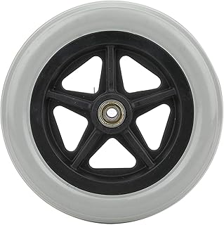 Ruedas de goma antideslizantes para sillas de ruedas, ruedas para sillas de ruedas de 7 pulgadas, silla de ruedas eléctrica de tamaño pequeño para ancianos discapacitados Silla de ruedas