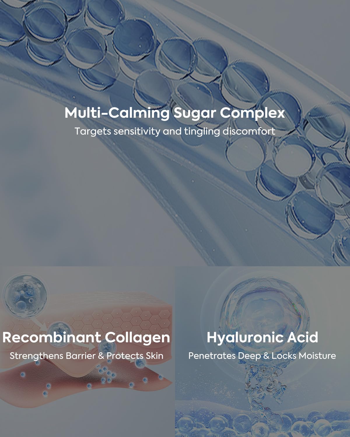 KOMFYMED Recombinant Collagen Sheet Mask – Hydrating & Soothing Facial Mask with Patented Ultra-Fit Sheet for Sensitive Skin, Face Mask for Improve Skin Comfort & Elasticity (5 Sheets, 25 g Each) - Image 3