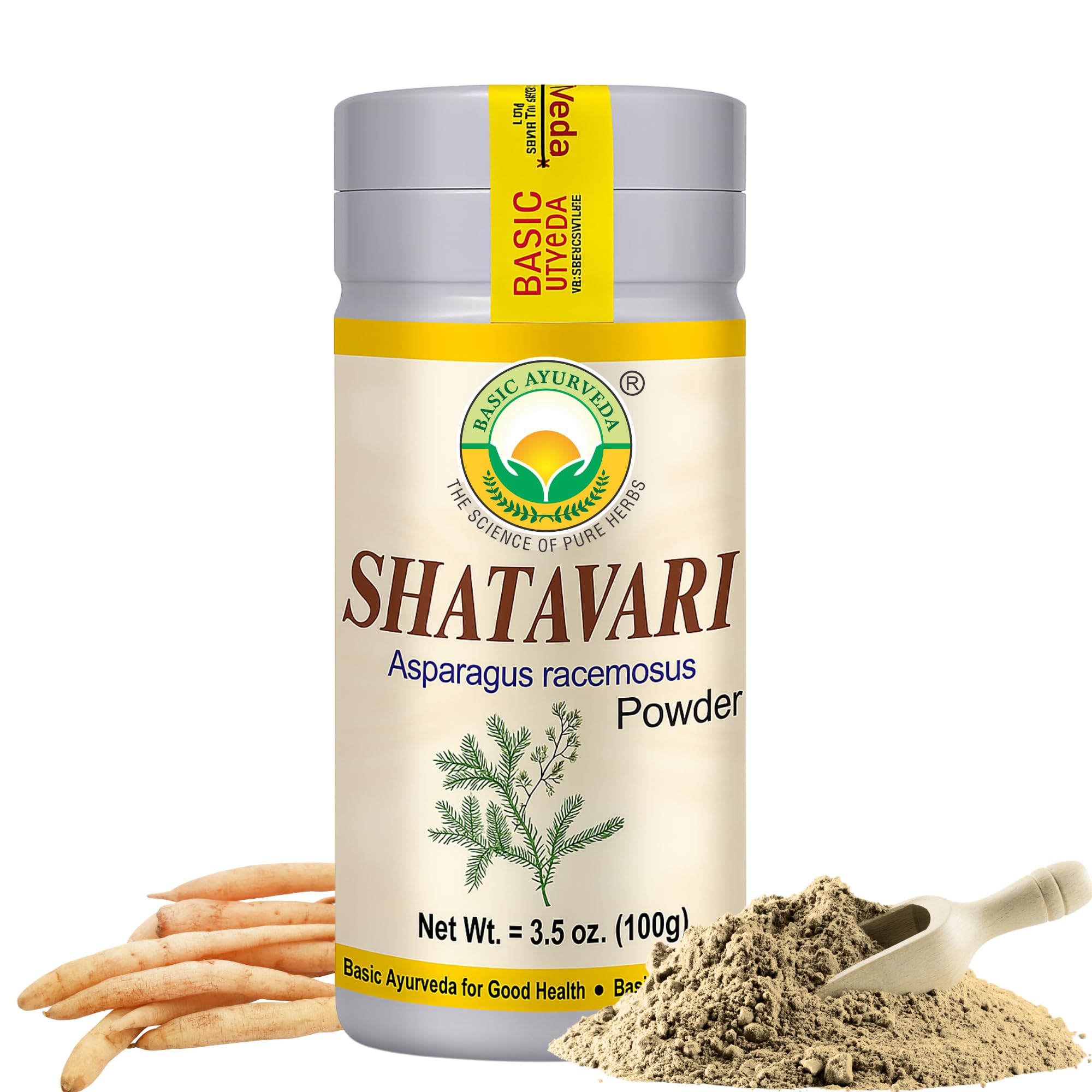 Shatavari Powder 3.5 Oz (100g) | 100% Natural Plant-Based Root Powder | Traditionally Used in Ayurveda for Women’s Wellness, Vitality & Strength | No Additives | Vegan & Gluten-Free