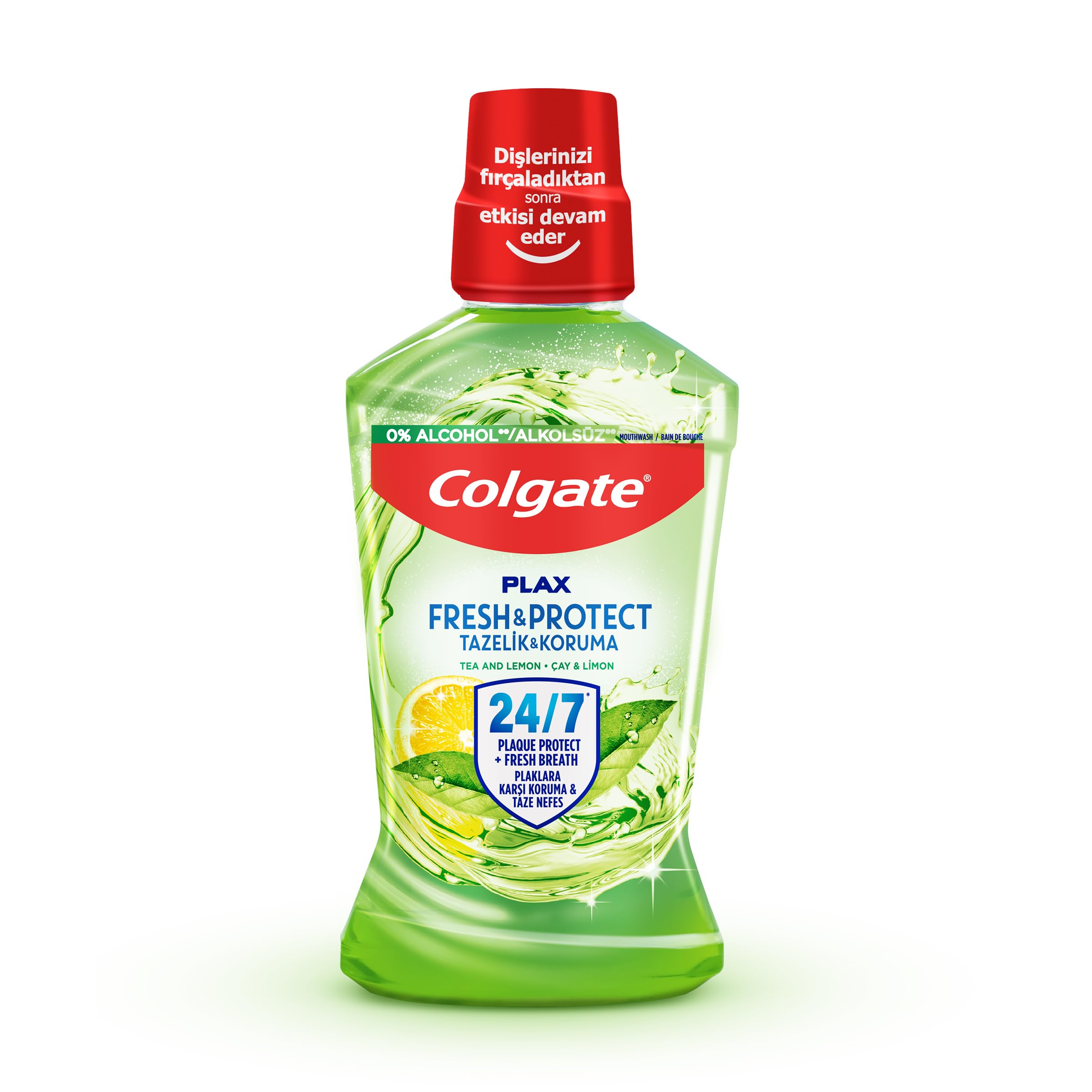 Colgate Plax Çay ve Limon Plağa Karşı Ağız Bakım Suyu 500 mL