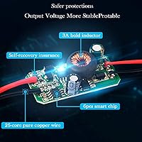 Vista 3 de Kit de cable duro para cámara de salpicadero, kit de cable duro micro USB para cámara de salpicadero, Plozoe de 12 V-24 V a 5 V, cable