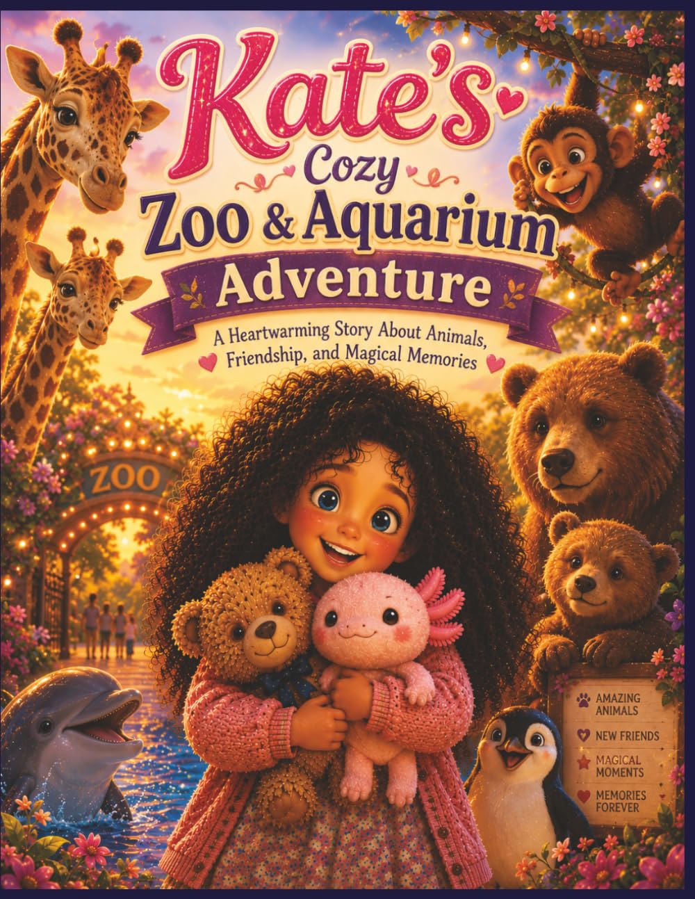 Kate’s Cozy Zoo & Aquarium Adventure.: A Heartwarming Story About Animals, Friendship, and Magical Memories (Kate & Mr. Snuggles Adventures)