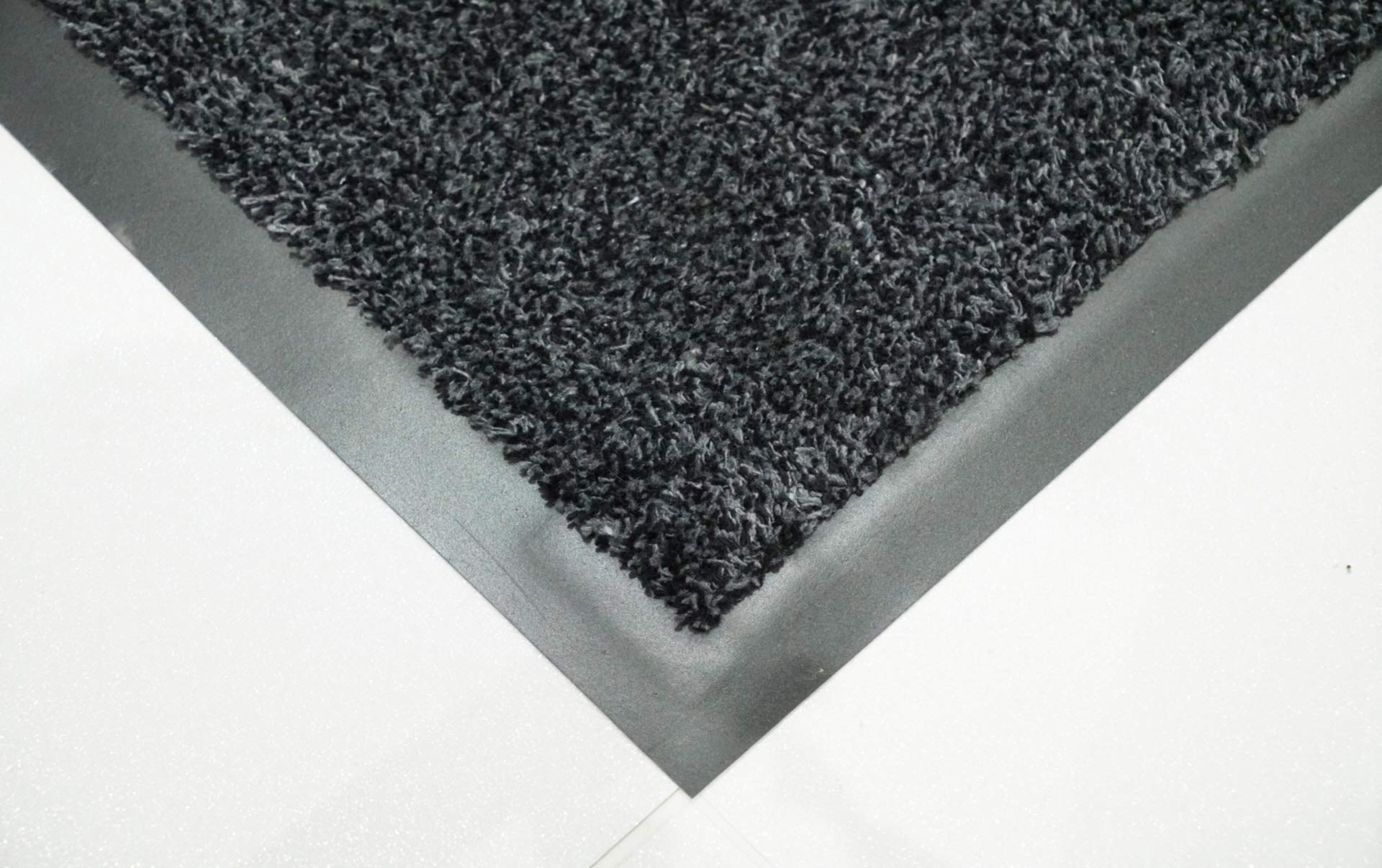 Serdim Rugs Tapis de Protection antidérapant avec Bords en Caoutchouc, Anthracite, 60 x 180 cm