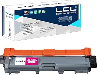LCL Compatible for Brother TN-225 TN221 TN225 TN221 TN225M TN221M 2200 (1-Pack, Magenta) Toner Cartridge for Brother HL-3140CW HL-3142CW HL-3150CDN HL-3150CDW HL-3152CDW HL-3170CW HL-3170CDW HL-3172CDW HL-3180CDW MFC-9130CW MFC-9140CDN MFC-9330 CDW MFC-9340CDW DCP-9015CDWDCP-9020CDN DCP-9020CDW Laser Printer