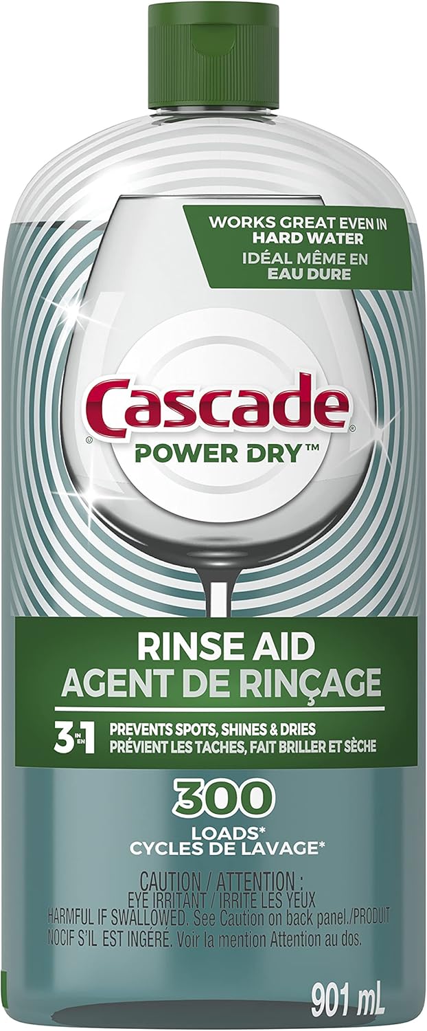 Cascade Rinse Aid Platinum, Dishwasher Rinse Agent, Regular