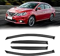 Vista 129 de Visera de ventana para Jeep Cherokee 1984-2001 (Excluye Modelo Limited), Protectores Guards Shields de lluvia de canal exterior, Deflector