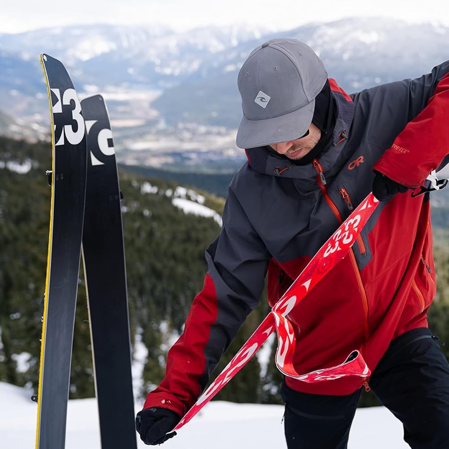 G3 GENUINE GUIDE GEAR Splitboard+ Universal Climbing Skins, Skins Backcountry Splitboard, Grip universale per tutte le condizioni di neve, Made in Canada, 2022