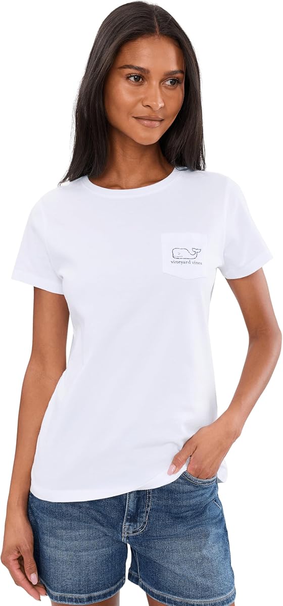 vineyard vines Vintage Whale Short Sleeve Pocket Tee