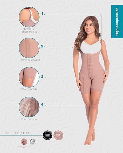 Miniatura 6 de DELIÉ by Fajas DPrada 09111 Fajas Colombianas Faja Posparto Faja Moldeadora de Cuerpo Completo para Mujer