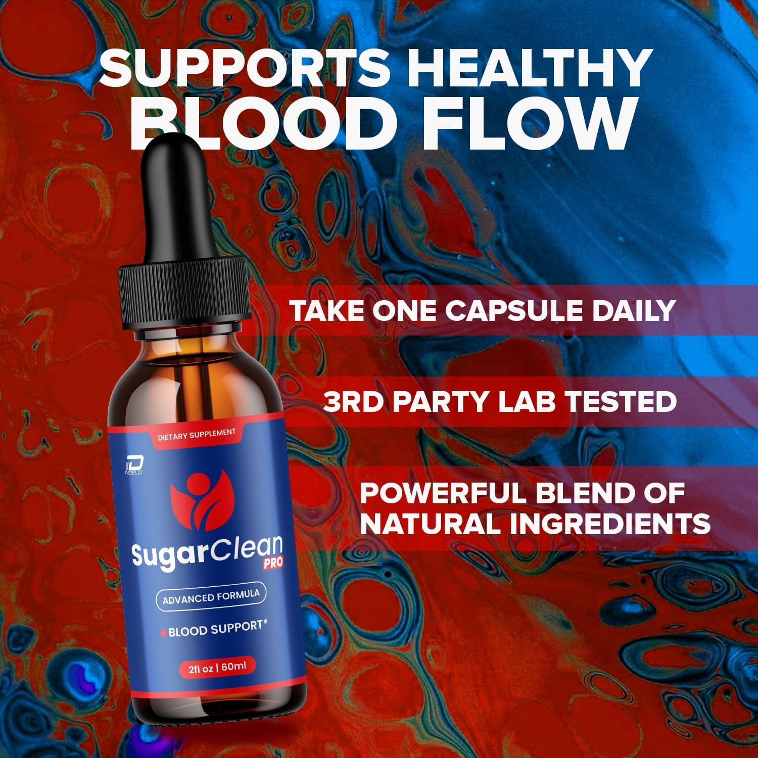 Sugar Clean Pro Healthy Formula – SugarClean Pro Liquid Drops Natural Health Support (5 Pack – 5 Month Supply) - Image 3