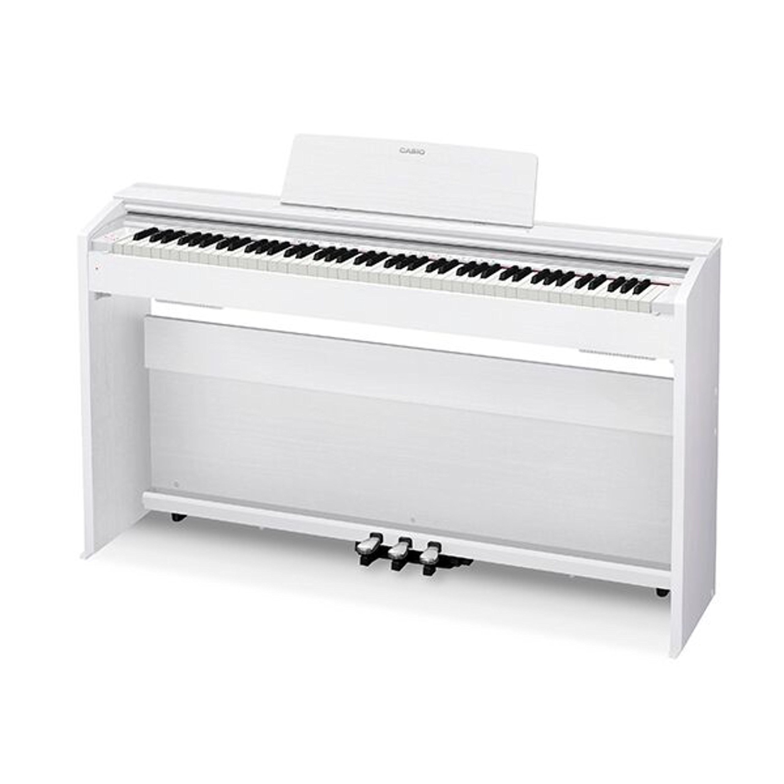 Casio PX-870WE 88keys White digital piano - Digital Pianos (20 W, 1393 mm, 299 mm, 801 mm, 34.3 kg, USB Type-A, USB Type-B)