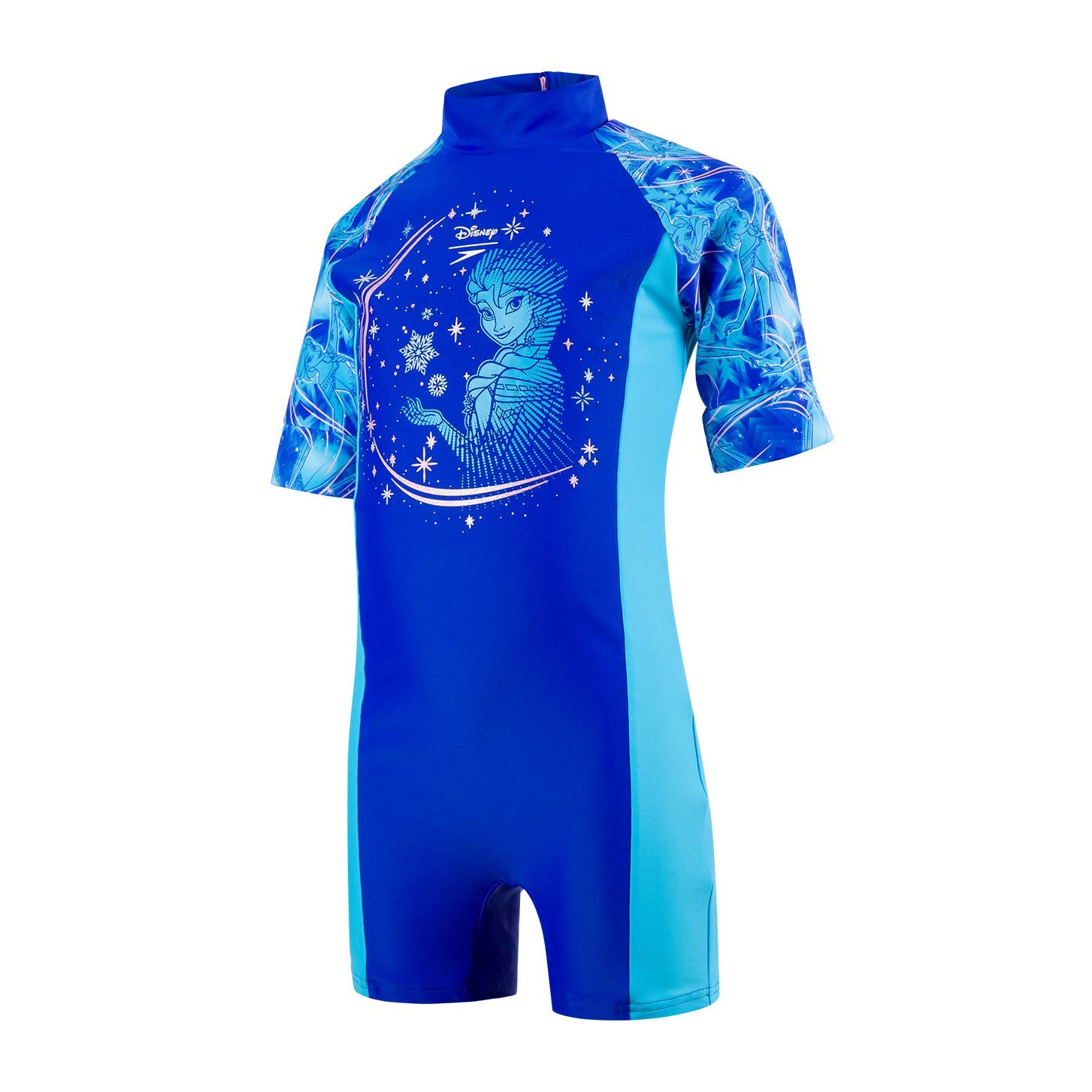 Speedo Disney Frozen All In One Costume da Bagno Bambina Blu/Turchese 3 anni