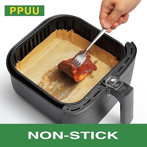 Miniatura 7 de Forros desechables para freidora de aire, papel pergamino para freidora de aire de 6.5 pulgadas, compatible con COSORIChefmenInstantPot 3-5QT