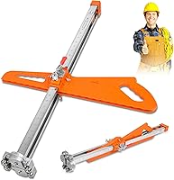 BTYCityMao 2026 Upgraded Foldable Drywall Cutter - Cuts 9-16mm Sheetrock with 19 Metal Wheels & Extended Nylon Handle