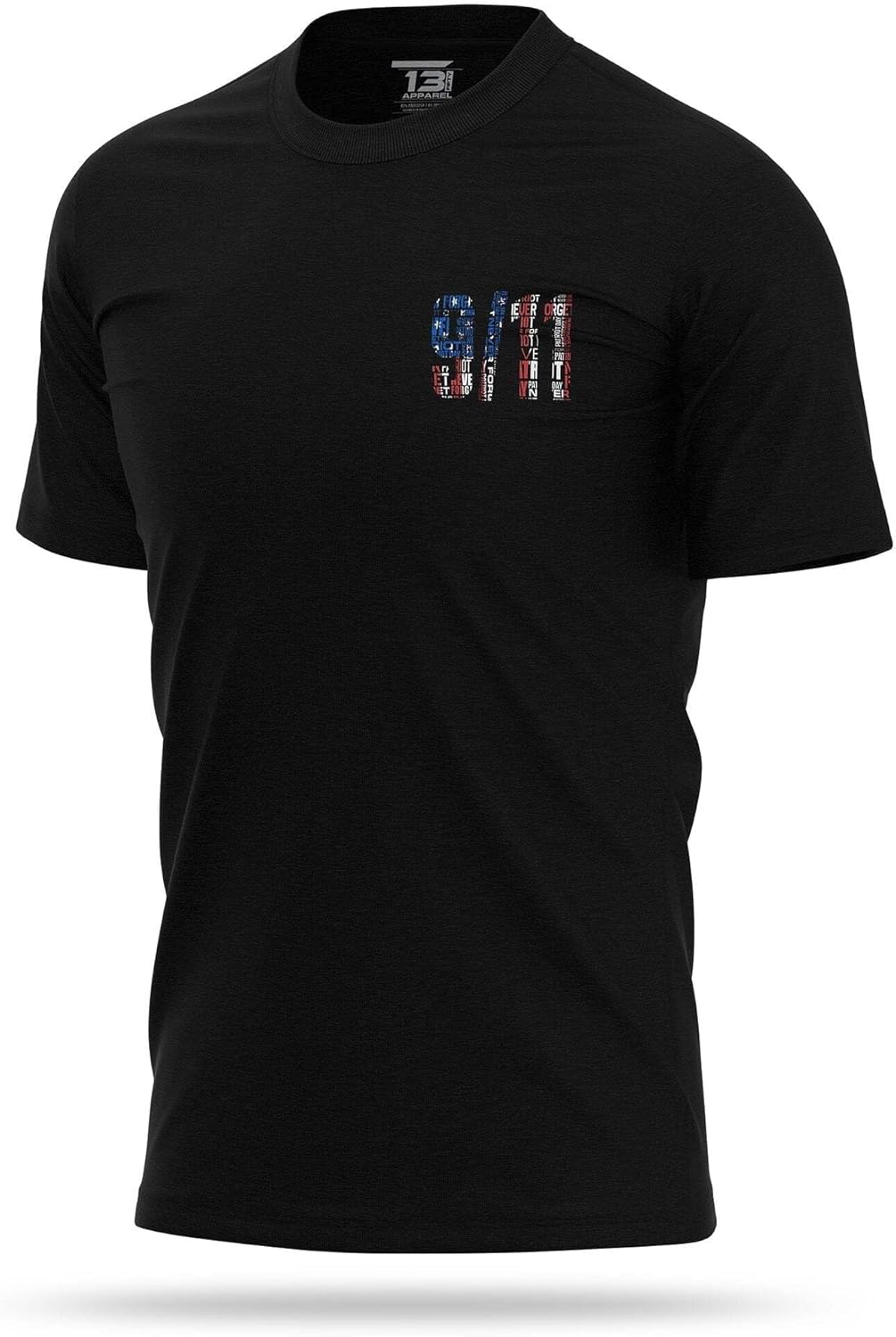 [Nine Eleven] 9/11 Tribute Men's Crew Tee [BLK]