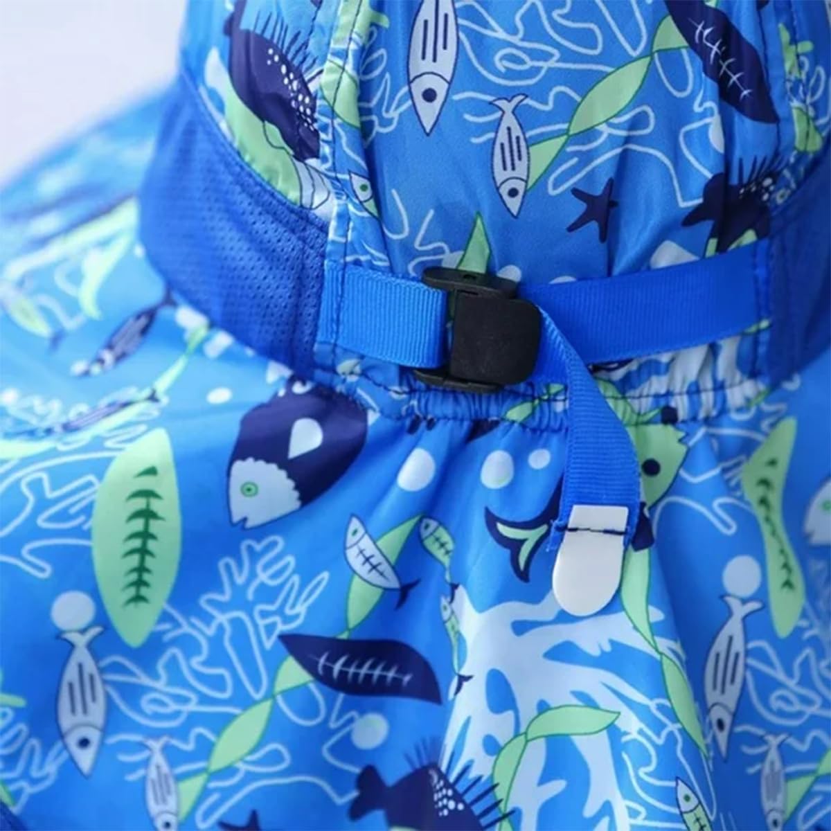 Kids Sun Hat with Neck Flap Boys Girls Wide Brim Sun Protection Summer Beach Bucket Hat (for 5-12 Years) - Image 5