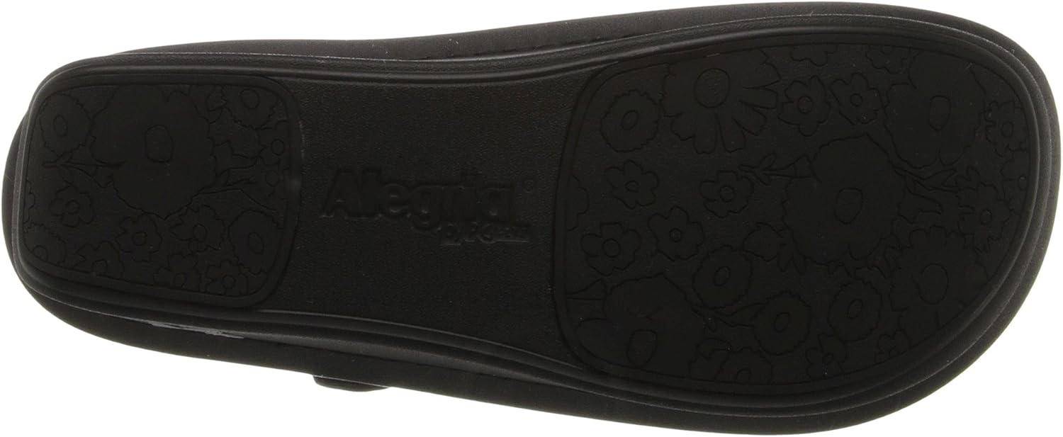 Alegria Women's Paloma Mary Jane Nurse Shoe Clog Comfort Leather Black 10 M US