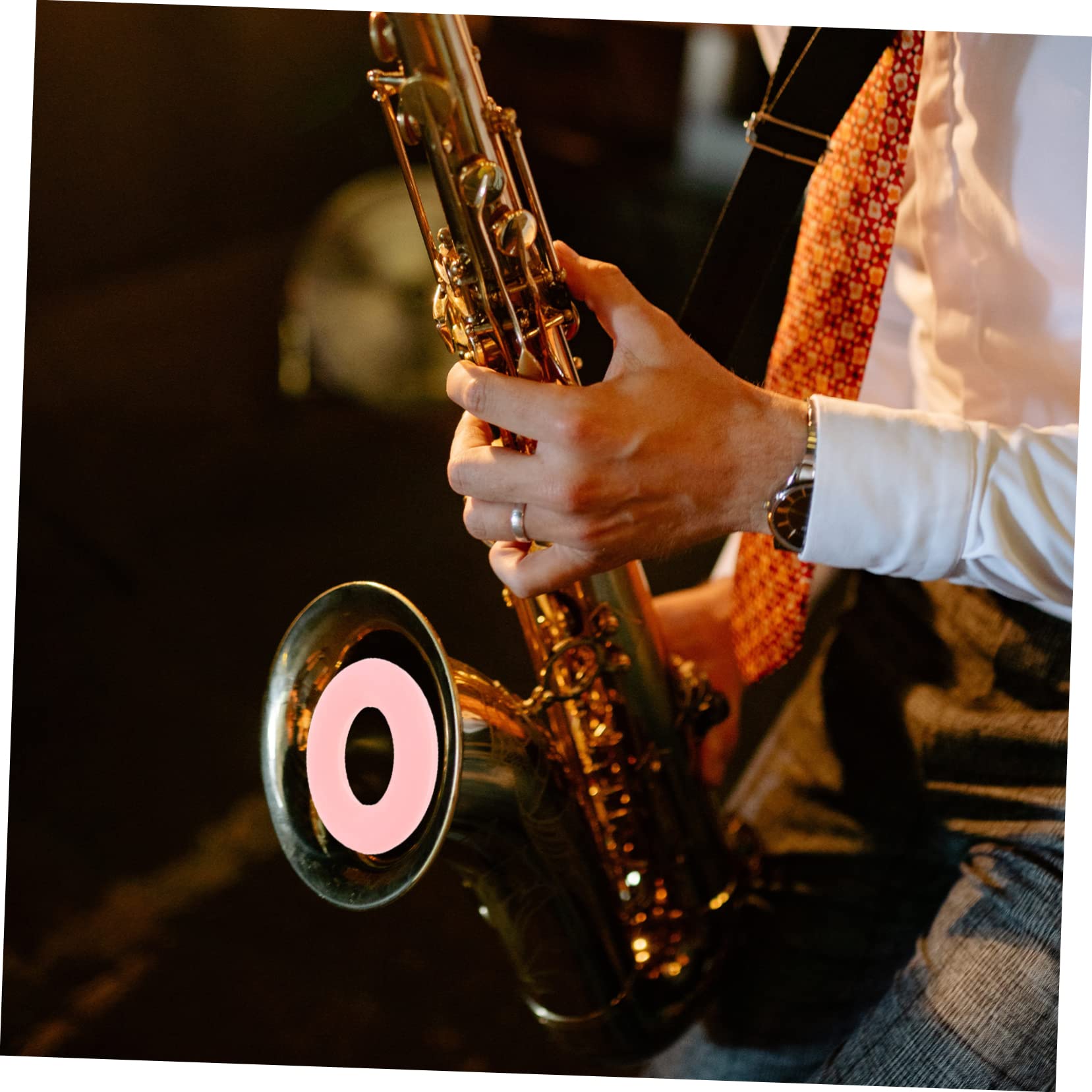 ibasenice 3piezas Mute Para Saxofón Tenor Amortiguador Práctico y Silenciador De Accesorio Para Músicos De Instalar