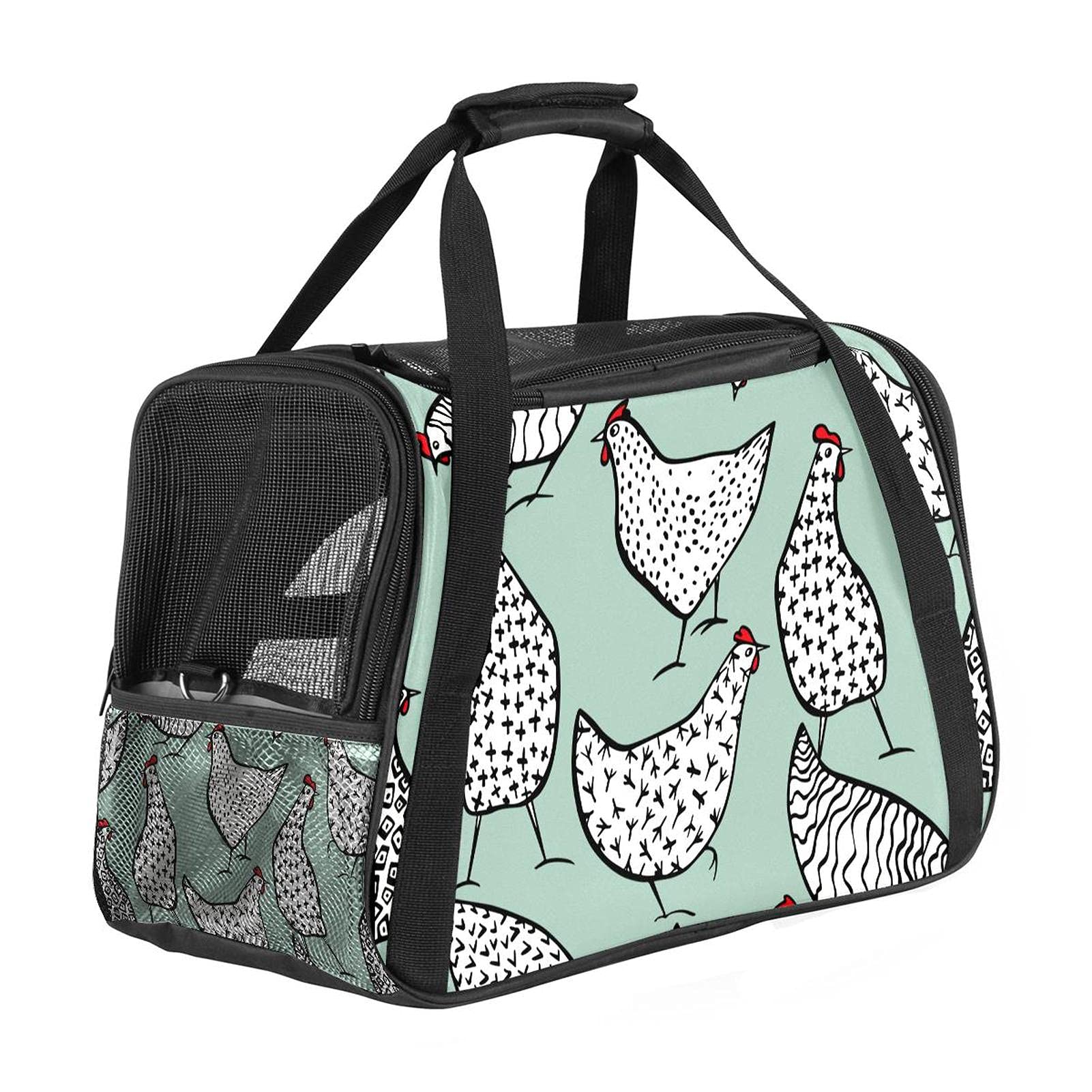 Sac de transport pour chat et chien avec côtés doux pour cabine avion