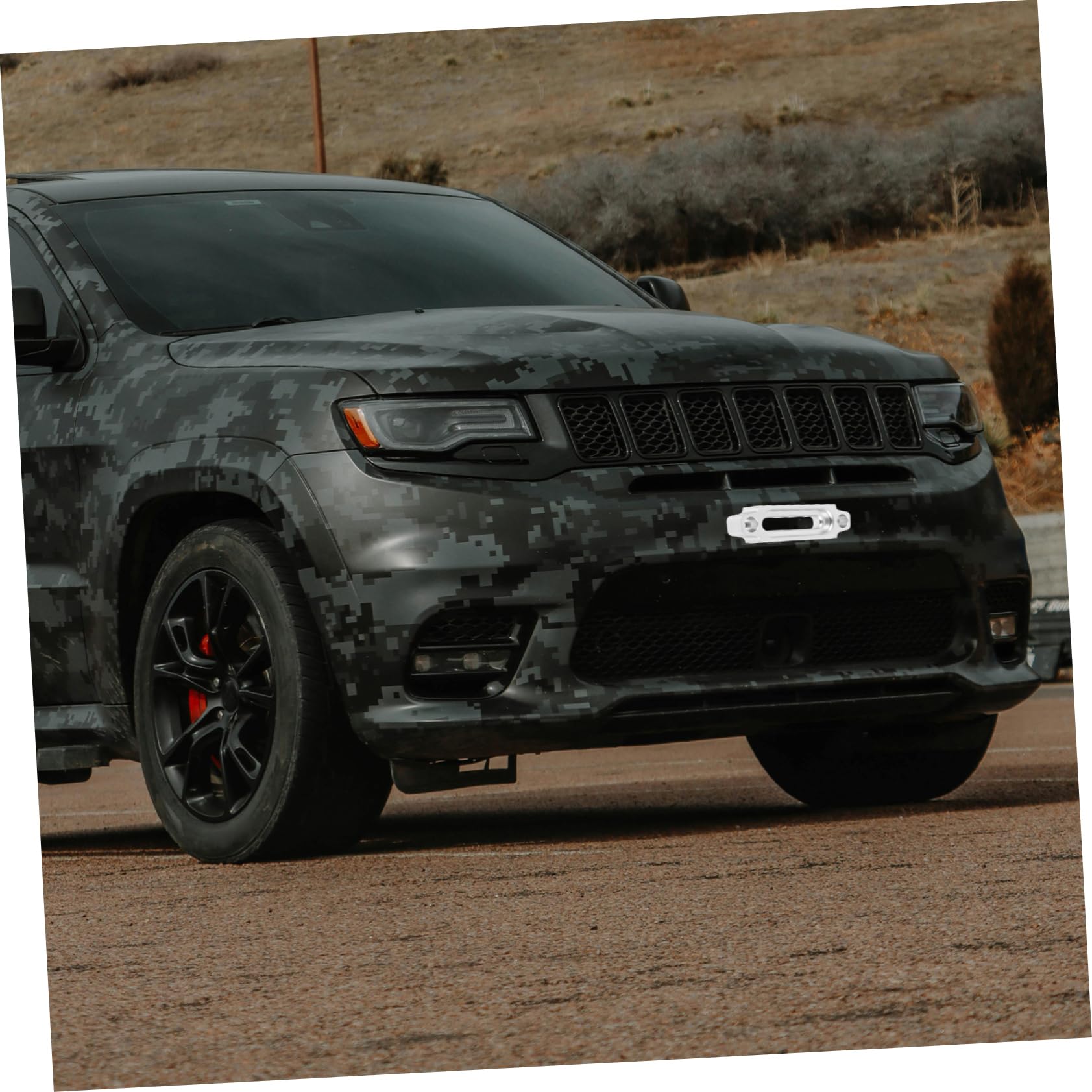 HOLIDYOYO Winch Rope Aluminum Alloy Winch Rope Guide Silver Winch for