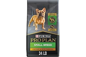 Purina Pro Plan Small Breed Dog Food With Probiotics for Dogs, Shredded...