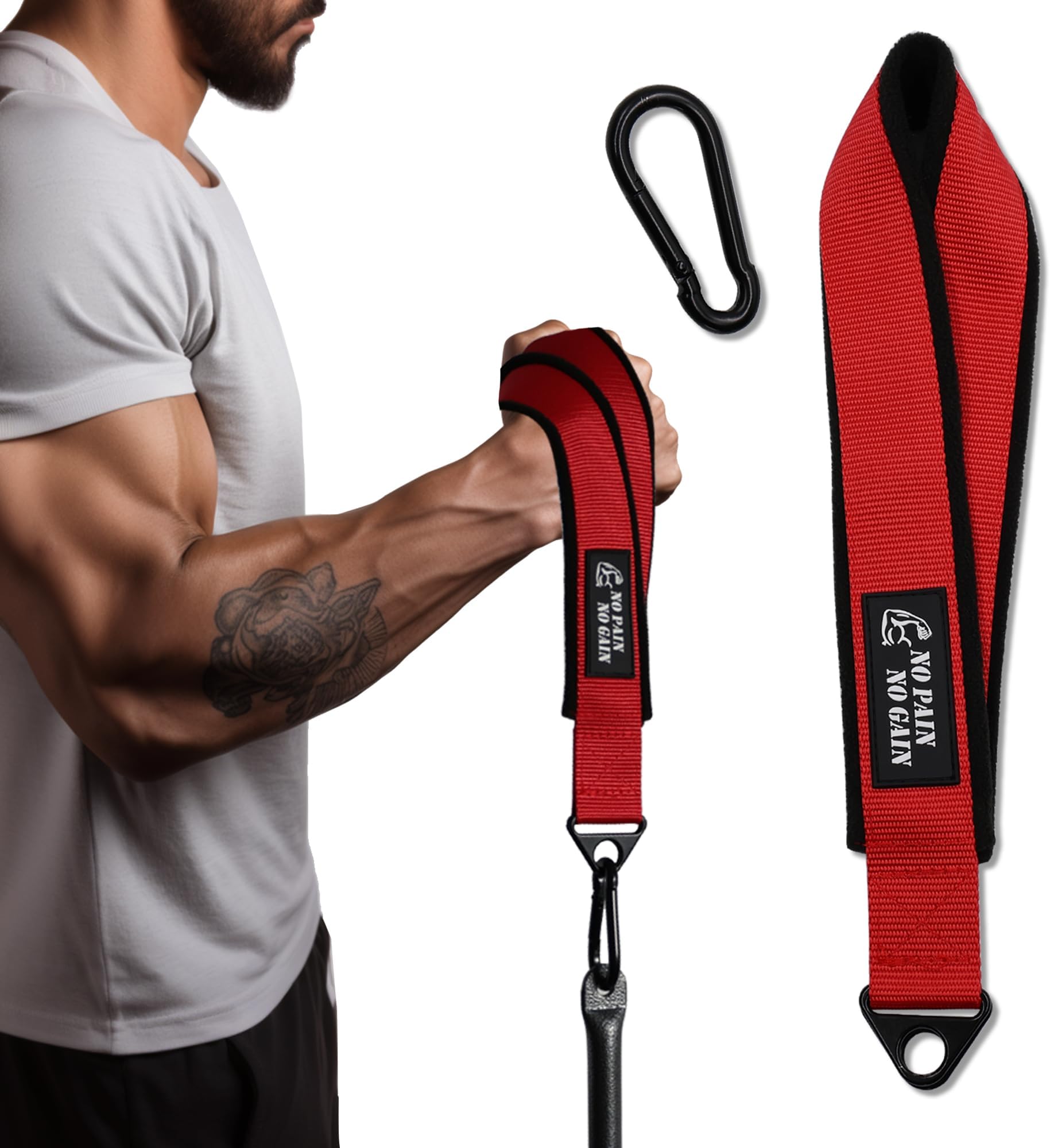 Arm Wrestling Training Belt Hand Grip Arm Finger Forearm Exerciser Amplifier For Cable Machine and Free Weight