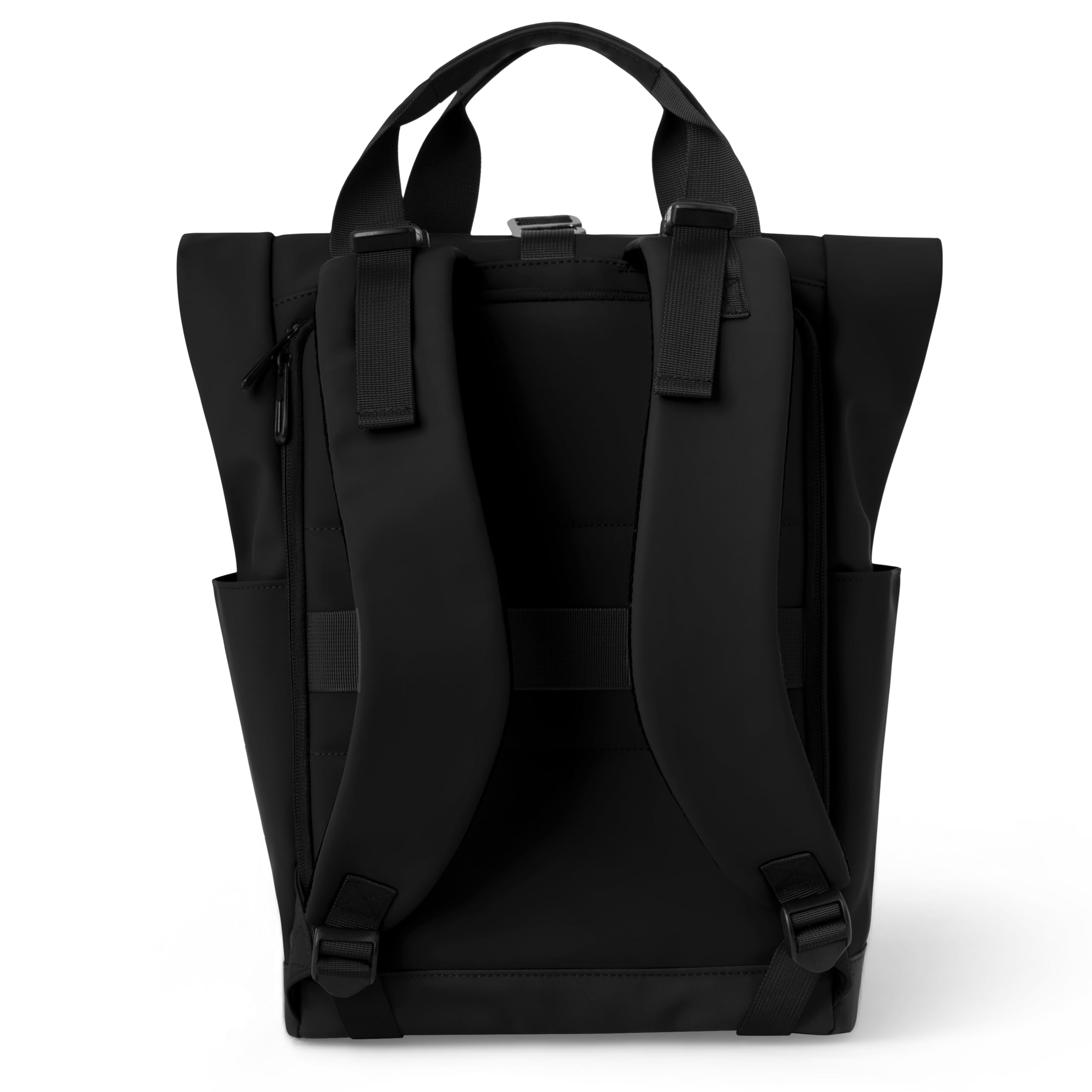 Zaino per pannolini KikkaBoo CERISE, Borsa per mamma, Clip per passeggino, Grande capacità, Fasciatoio portatile, Tasca termica, Tasca impermeabile, Multitasche, Nero