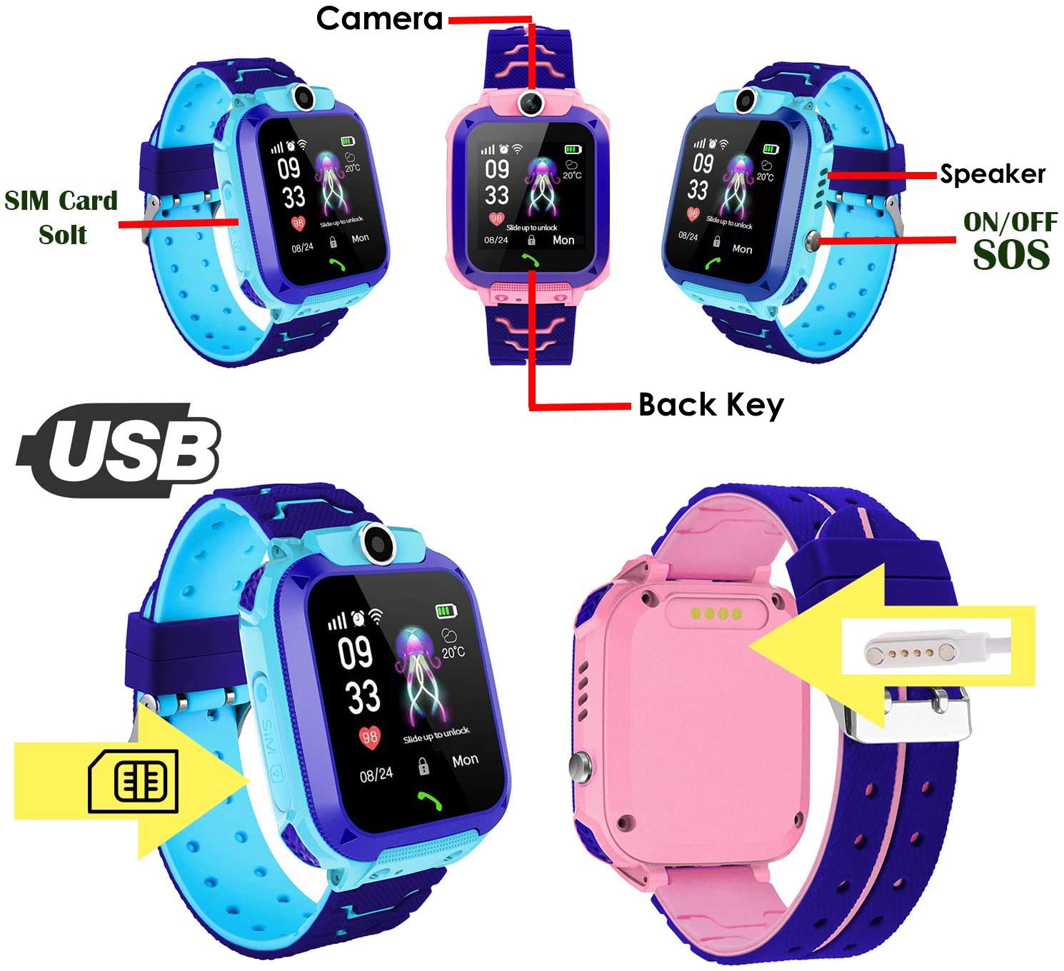 Educational Smartwatch with Science Experiments
