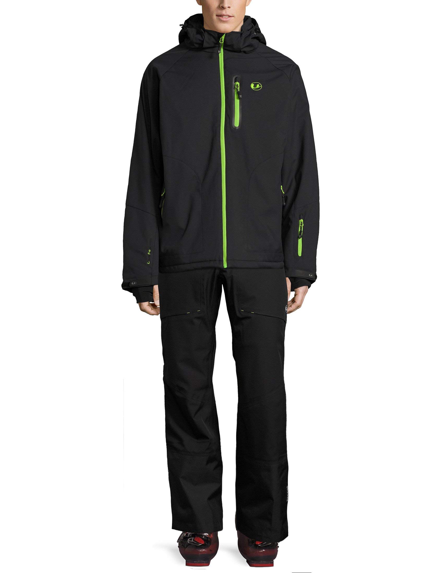 Ultrasport Professional Inuit Pantalon d'hiver 2 en 1 pour homme avec système de secours RECCO, pantalon de ski pour homme