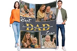 Personalized Unfading Love Dad's Blanket