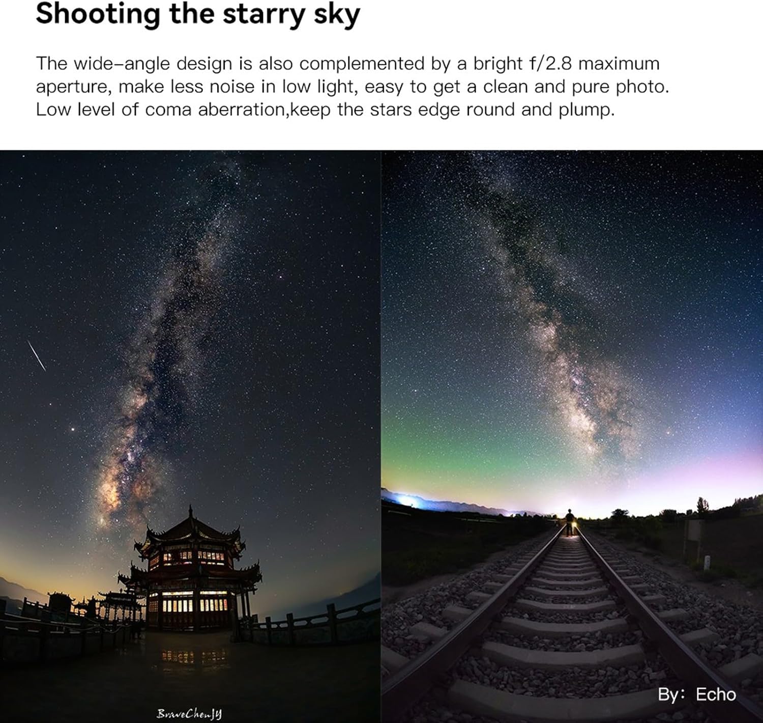 TTARTISAN 11mm F2.8 E-Mount Full Frame Fisheye Ultra-Wide Manual Prime Lens for Sony E-Mount Cameras A7 A7ll A7lll A7lV A7R A7Rll A7Rlll A7RlV A7RV A7S A7SII A7SIII A7C A9 A9II ZV-E1 A7C2 A7CR