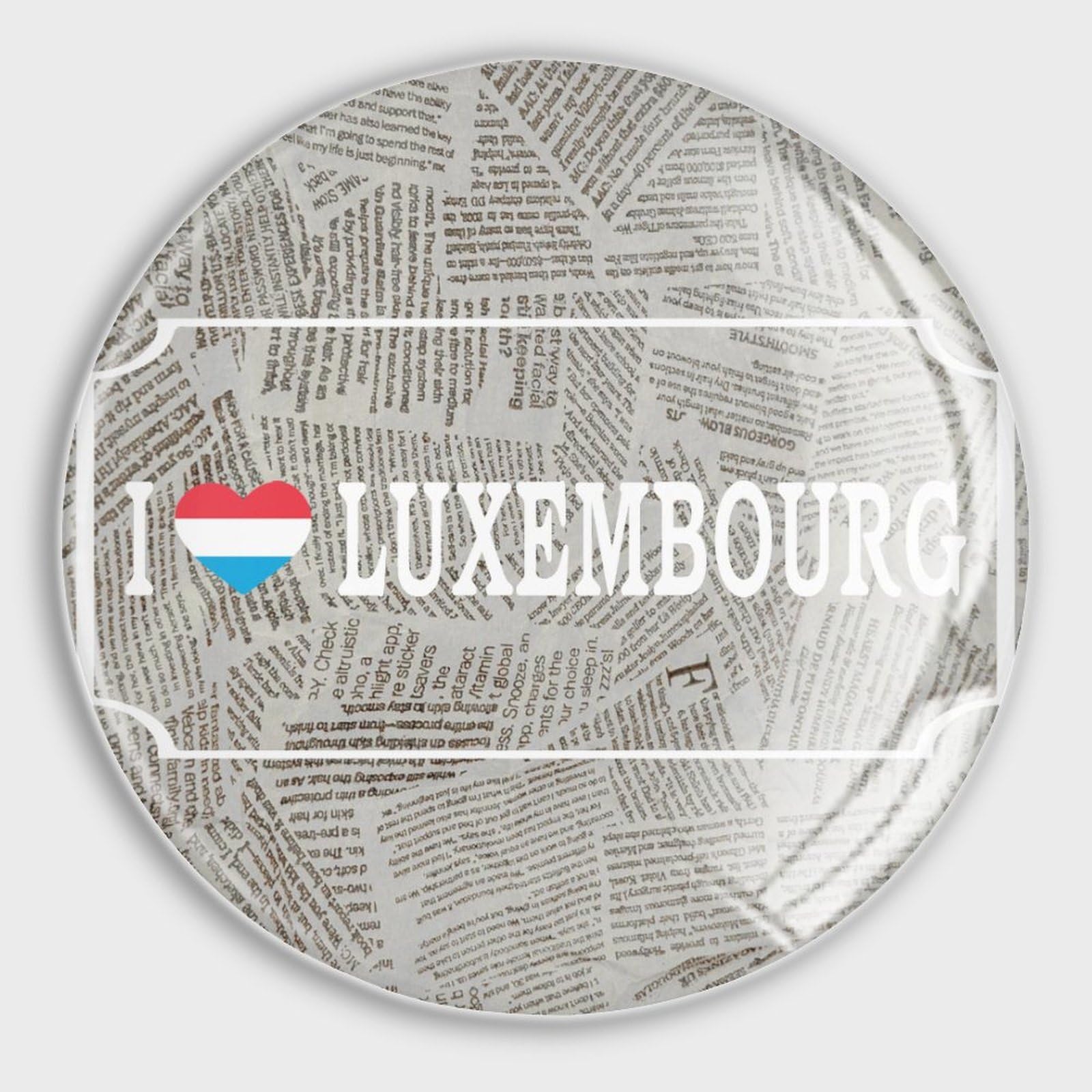 Aimant Luxembourg en verre pour décorer la cuisine et le casier de bureau