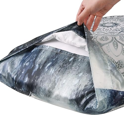 Miniatura 3 de BEDELITE Funda de almohada de satén para impresión digital para cabello y piel, enfriamiento súper suave similar a las fundas de almohada de seda