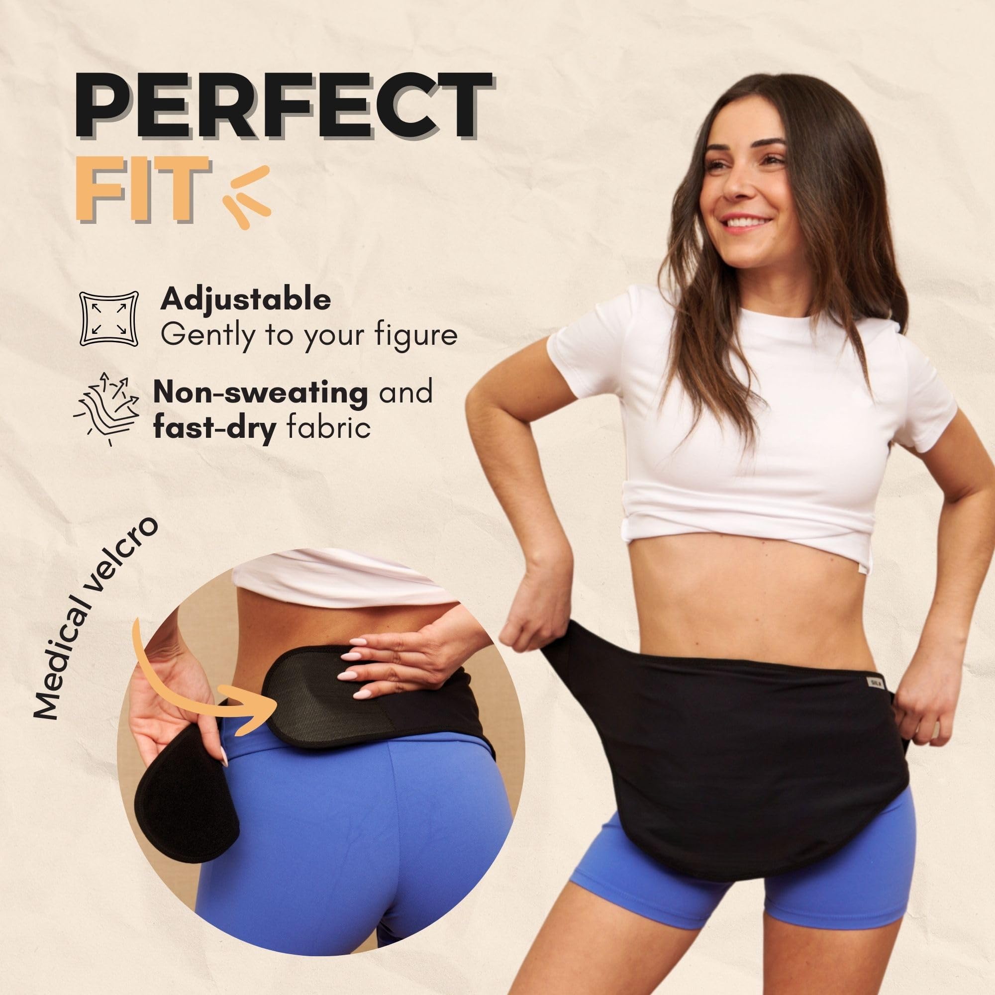 Ostomy Bag Covers for Women | Colostomy Belt | FSA&FHA Approve | Stoma Pouch | Illeostomy Cover | Stoma Pouch | Ostomy Wrap (S)