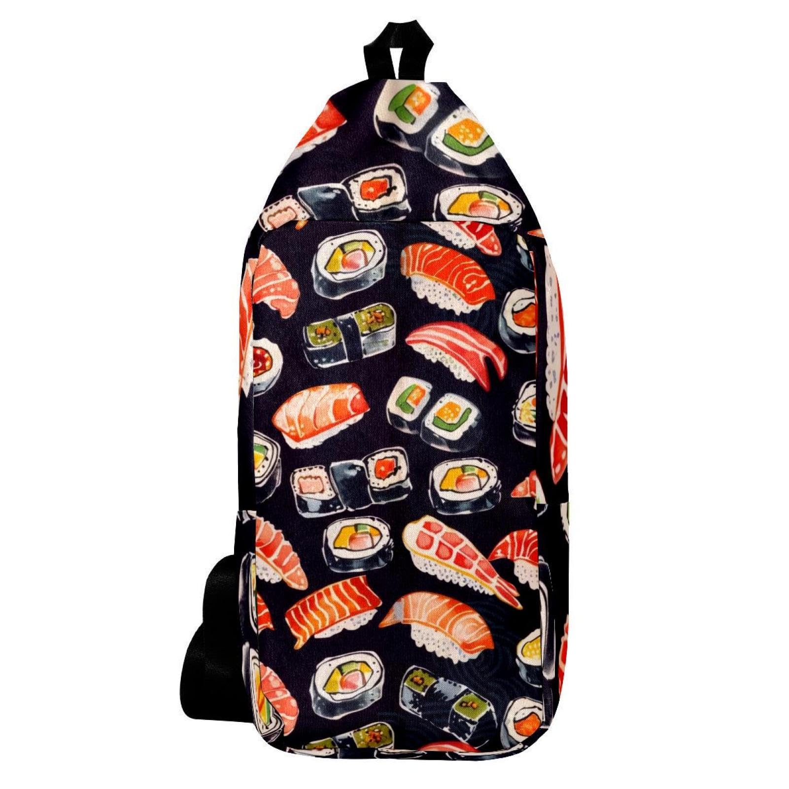 Mochila de hombro enrollable multicolor, bolsa compacta de 16x36.5x8.4cm para el día a día 6