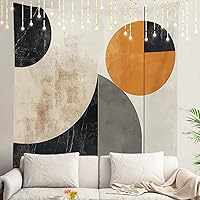 Vista 45 de Shrahala Palm Trees Los Angeles - Tapiz psicodélico grande para dormitorio y sala de estar (51.2 x 59.1 pulgadas, azul 1)