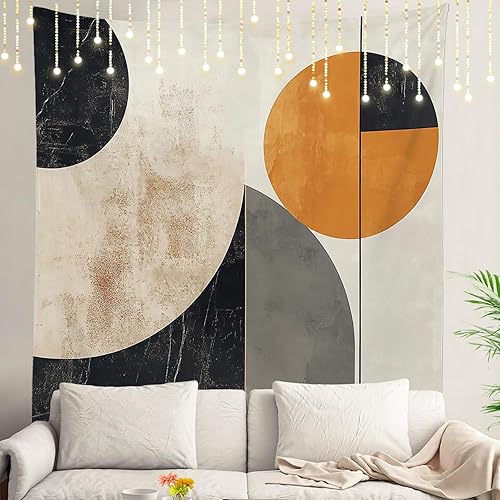 Miniatura 45 de Shrahala Palm Trees Los Angeles - Tapiz psicodélico grande para dormitorio y sala de estar (51.2 x 59.1 pulgadas, azul 1)