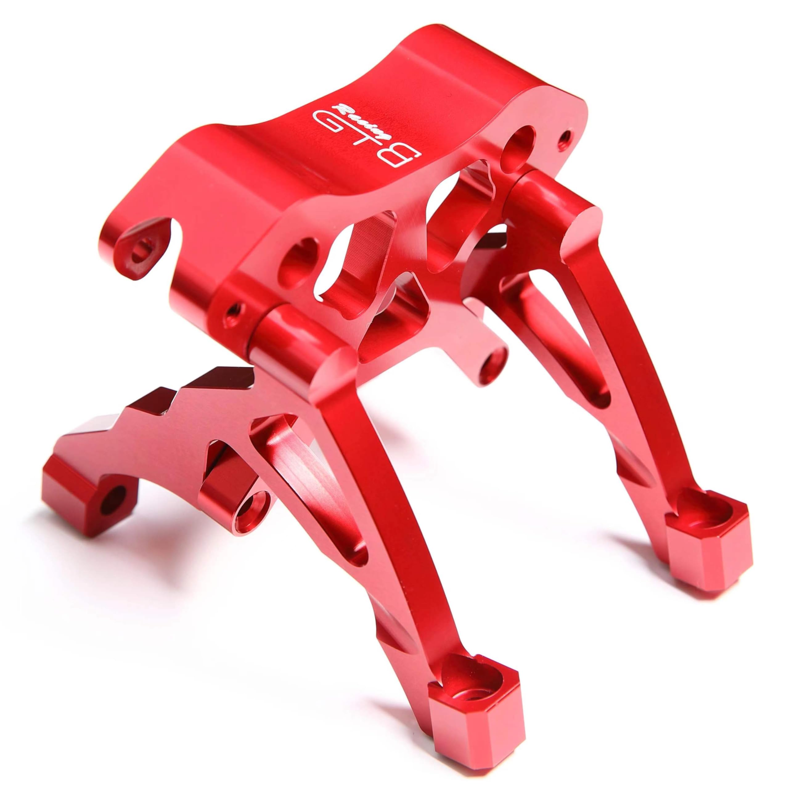 GTBRacing CNC Aluminum Front Shock Tower Brace for 1/5 RC Car HPI Baja KM Rovan 5b ss (Red)
