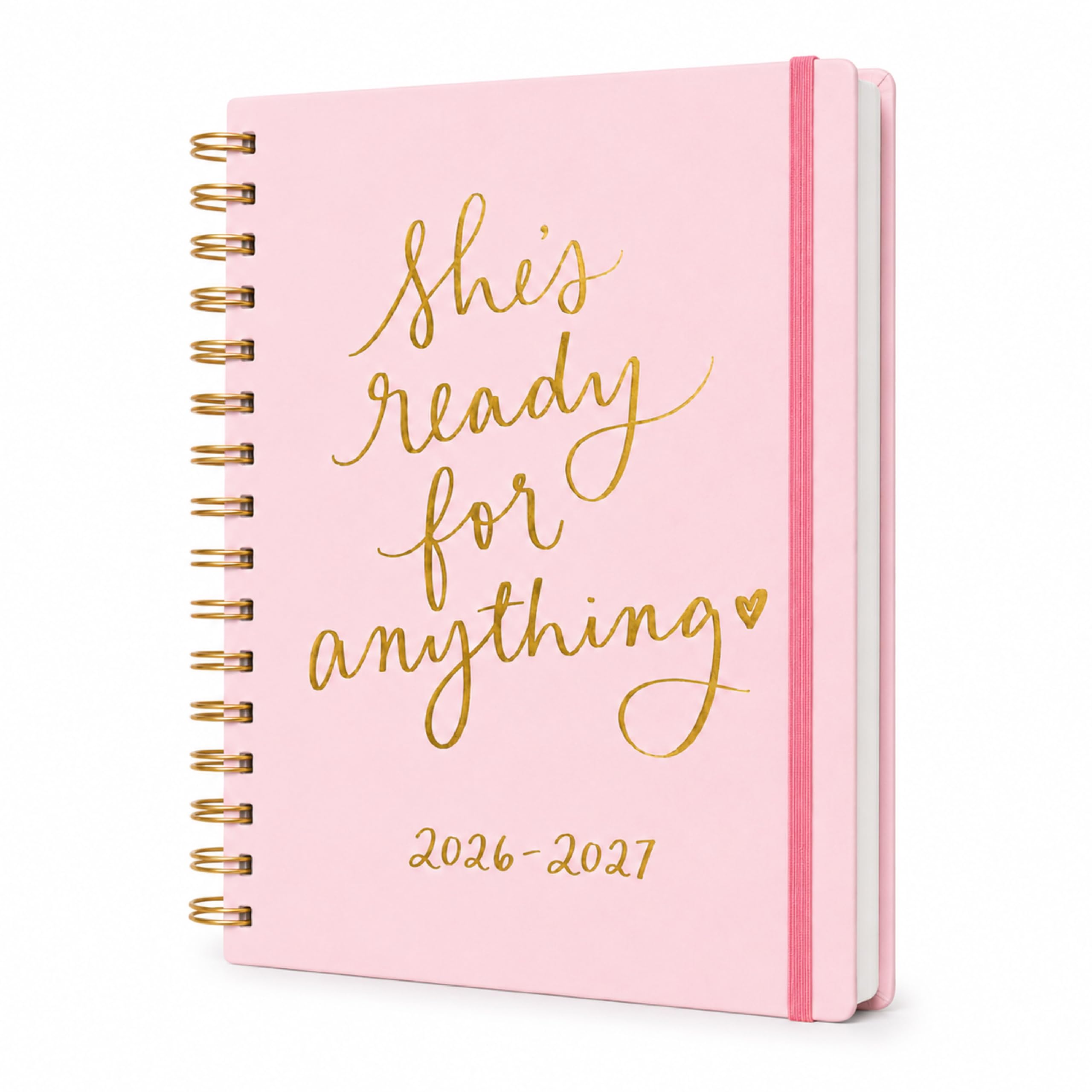 WORLD TRAVELER Planner 2026-2027 8x10'' Spiral Daily Planner To Do List