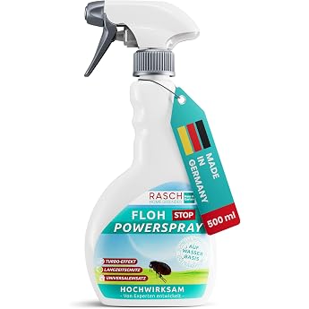 RASCH Home Defender Flea Spray for Home & Furniture [500 ml] - Anti Flea Spray for Flea Control - Flea Repellent Spray - Flea Killer - Flea Spray Against Fleas - Fleesspray - Anti Flea Spray