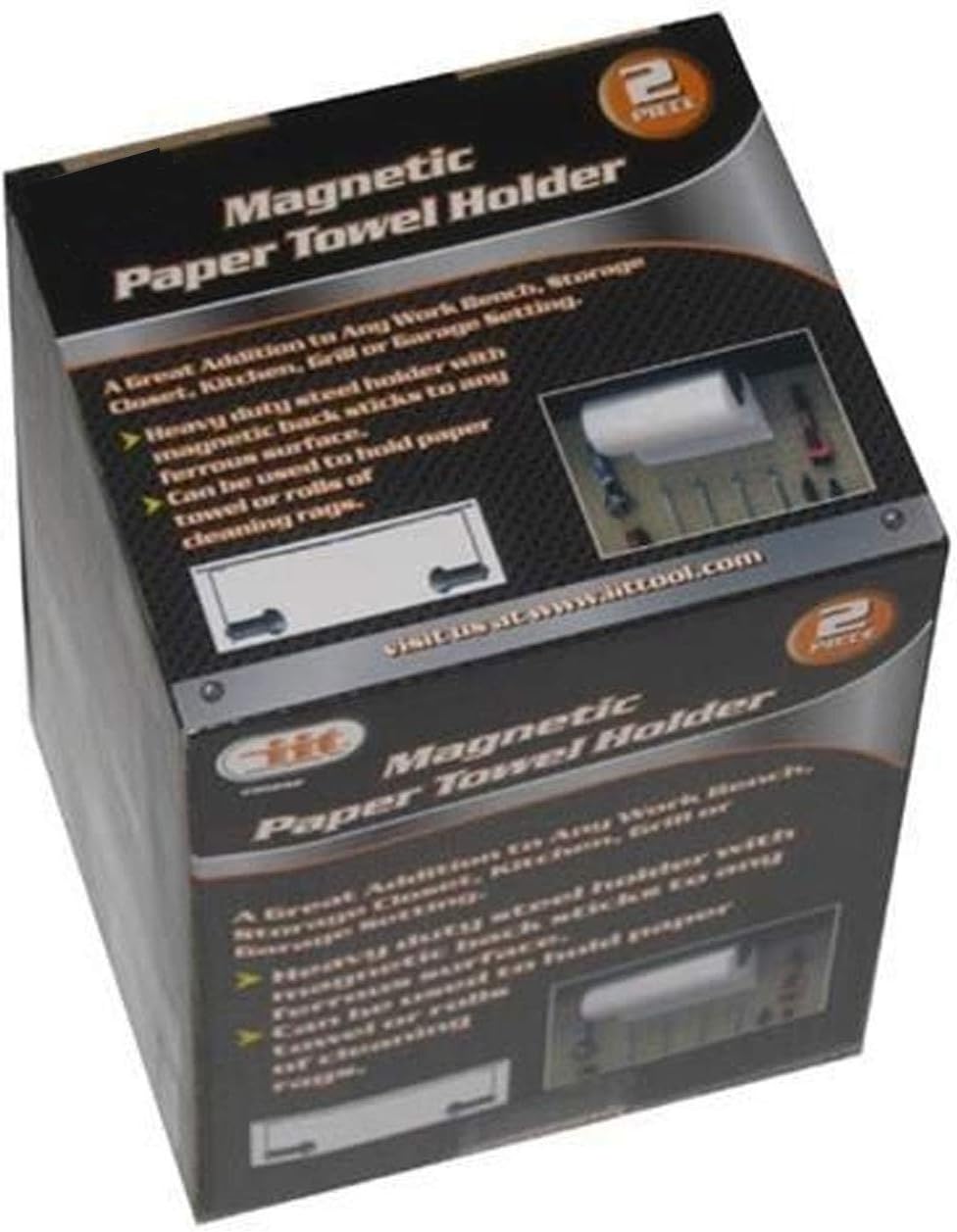Magnetic Paper Towel Holder Mount Kitchen Workshop Houseware Refrigerator